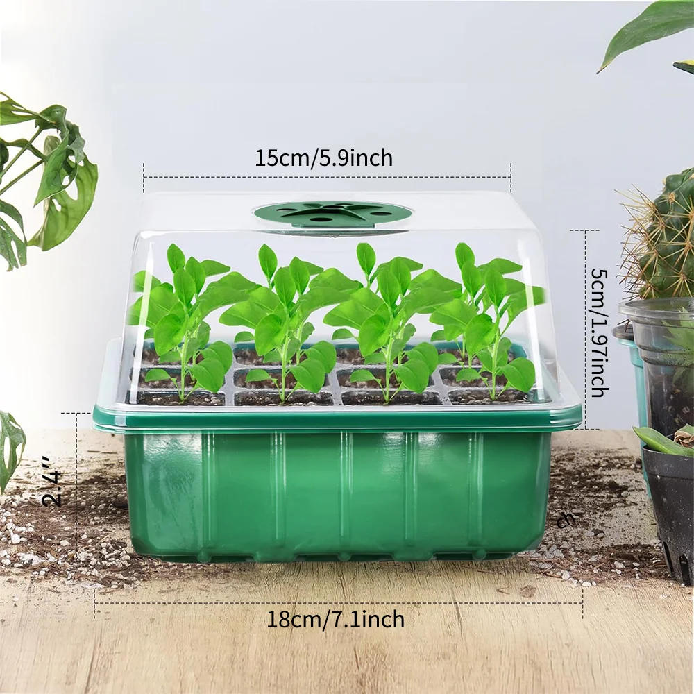 Seed Starter Tray with Plant L - Humidity Dome Kit recension och pris