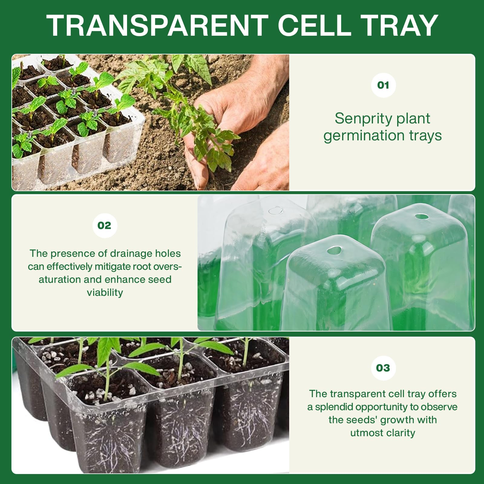Seed Starter Tray with Plant L - Humidity Dome Kit recension och pris