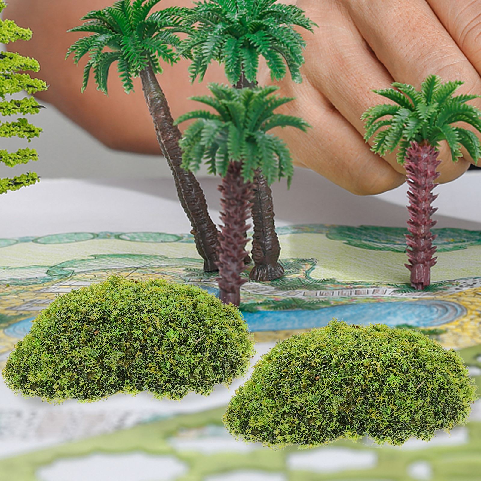 12pcs Artificial Moss RocksFak - Sphagnum Moss Dry recension och pris